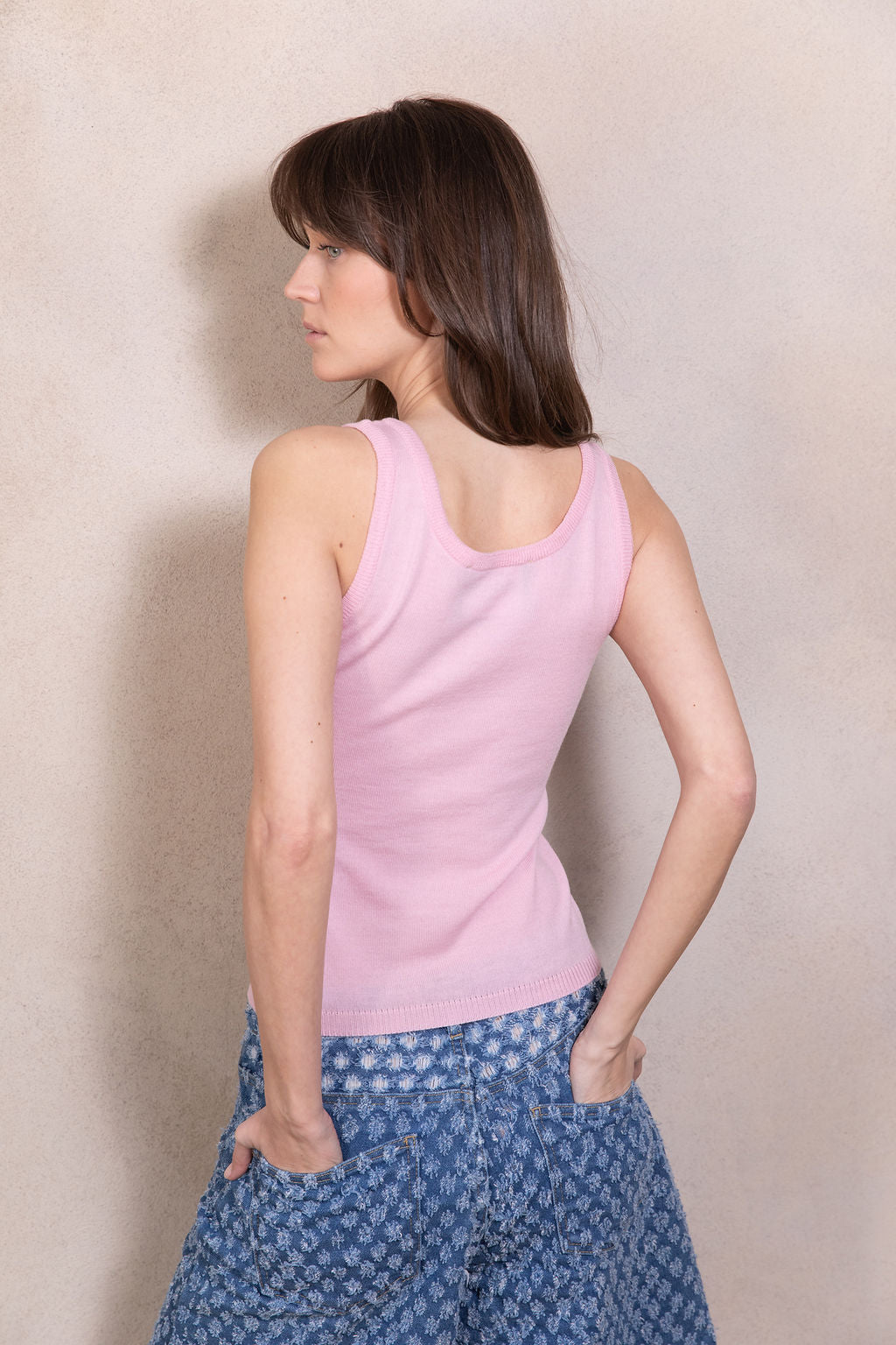 BABY PINK EXTRA FINE MERINO WOOL TOP