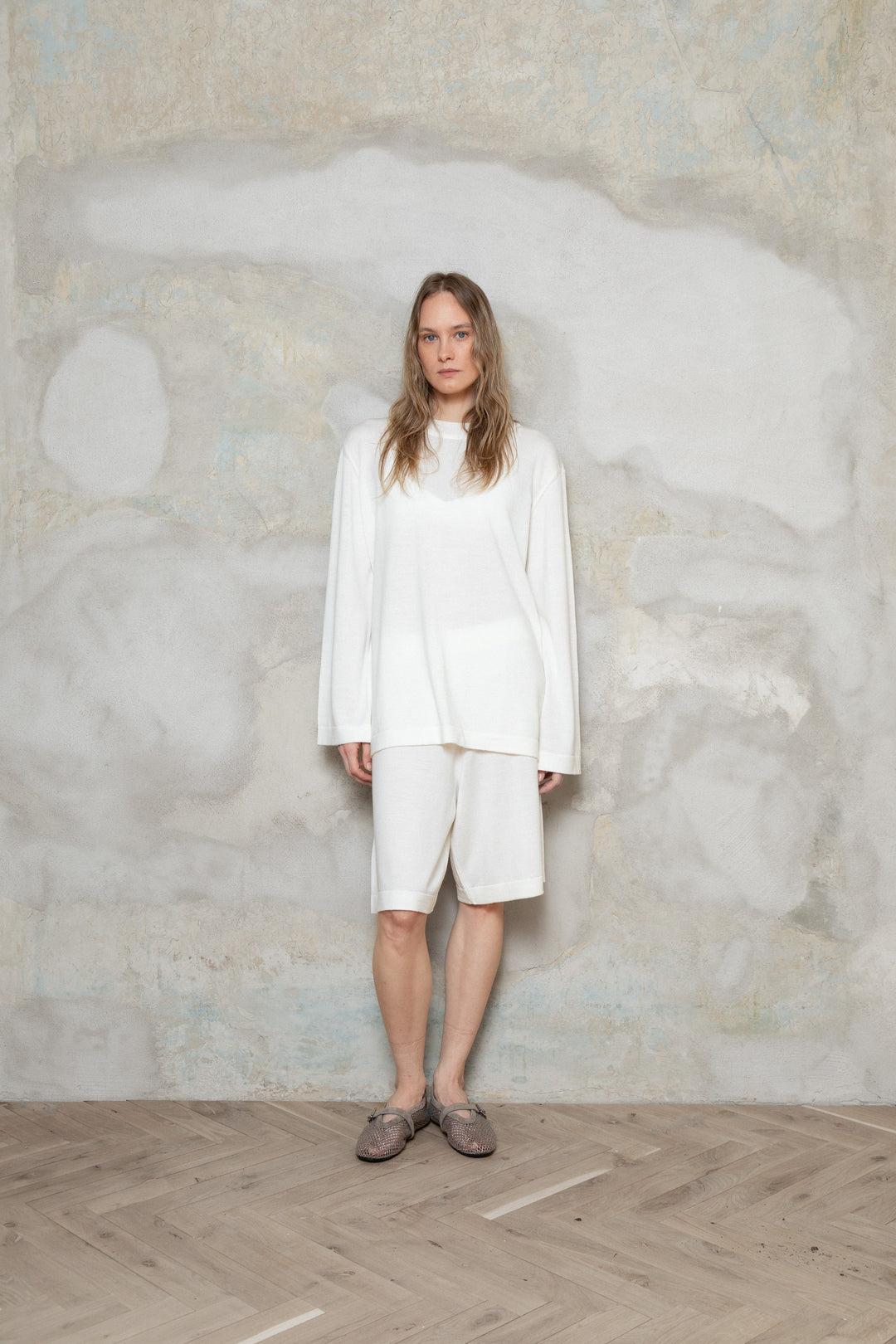 PEARL EXTRA FINE MERINO WOOL SHIRT