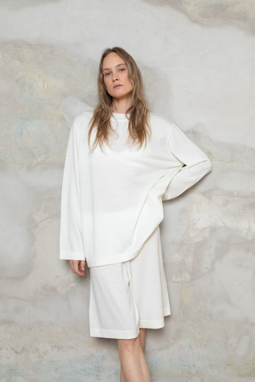 PEARL EXTRA FINE MERINO WOOL SHIRT