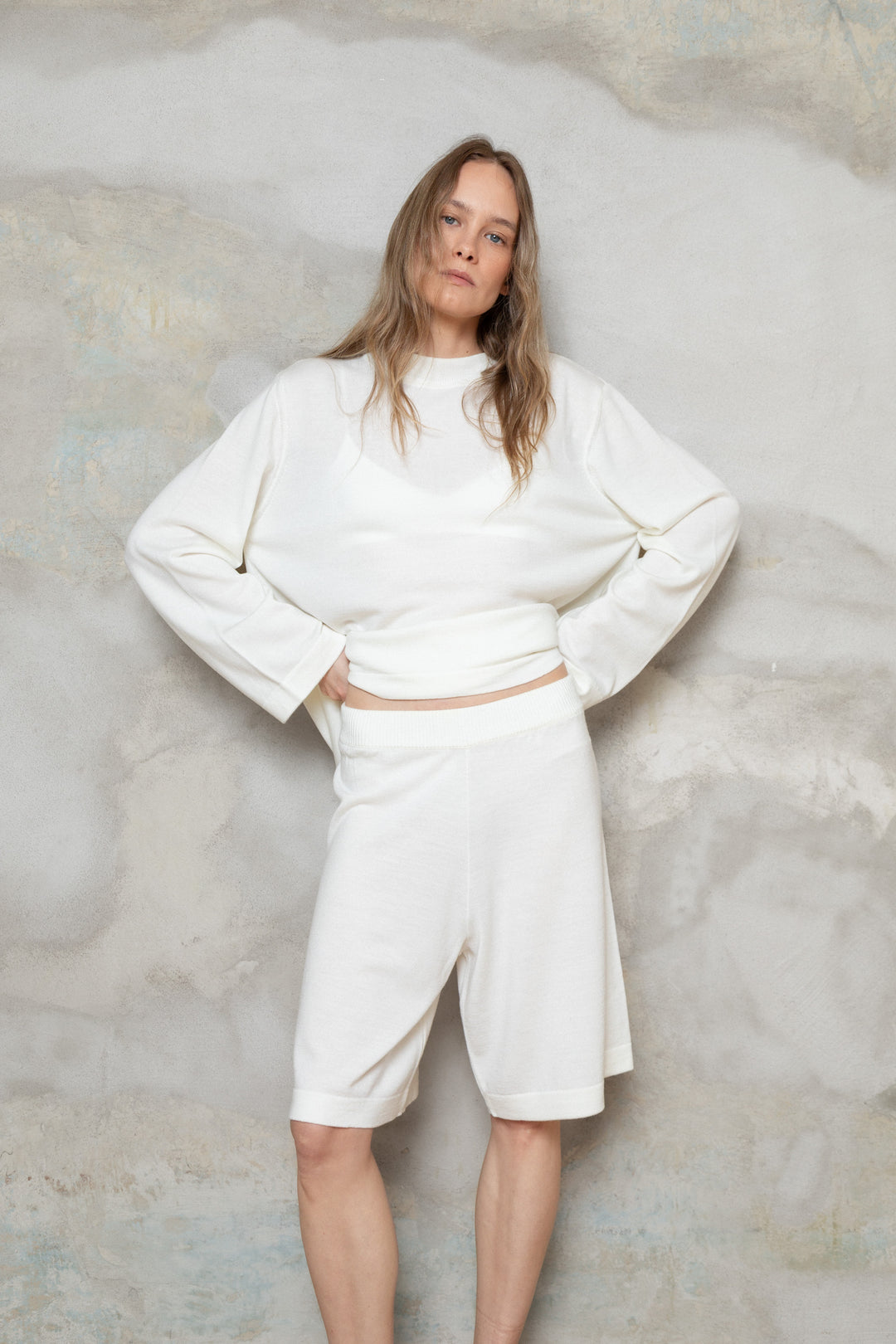 PEARL EXTRA FINE MERINO WOOL SHIRT