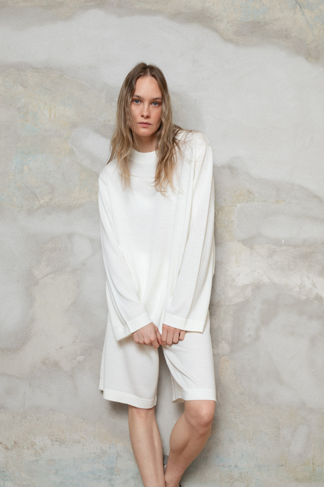 PEARL EXTRA FINE MERINO WOOL SHIRT