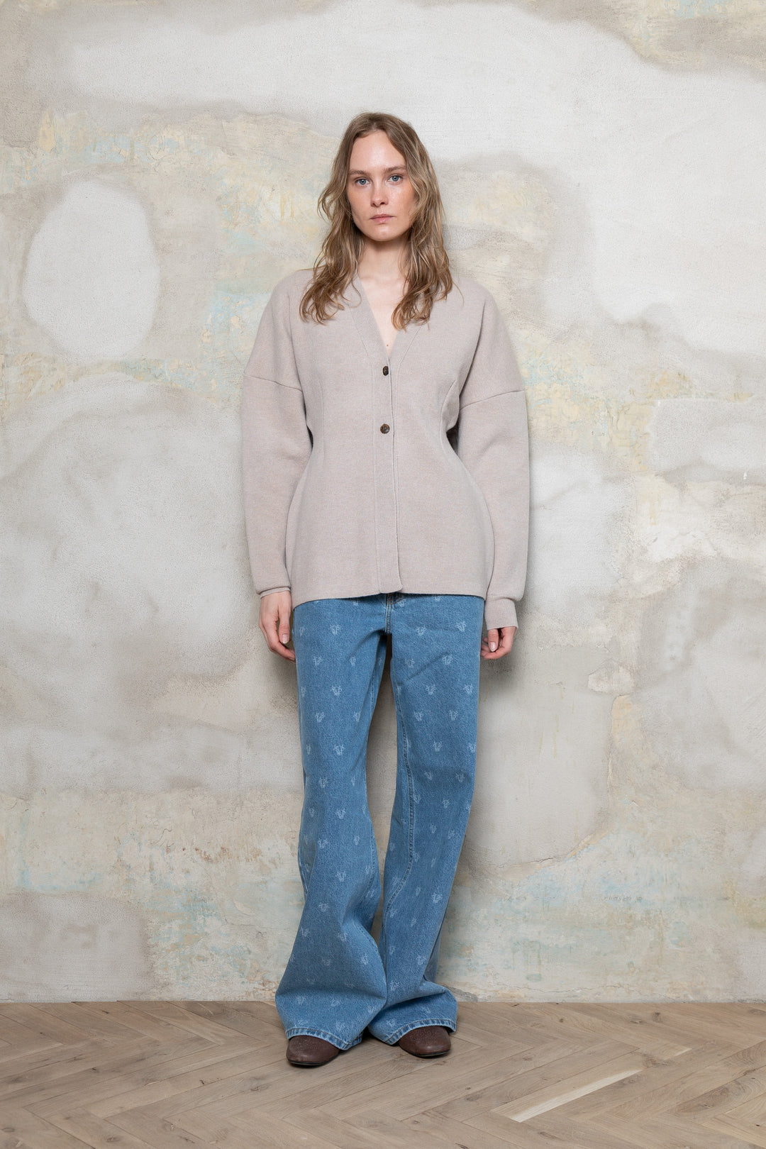 POWDER CASHMERE-MERINO WOOL JACKET