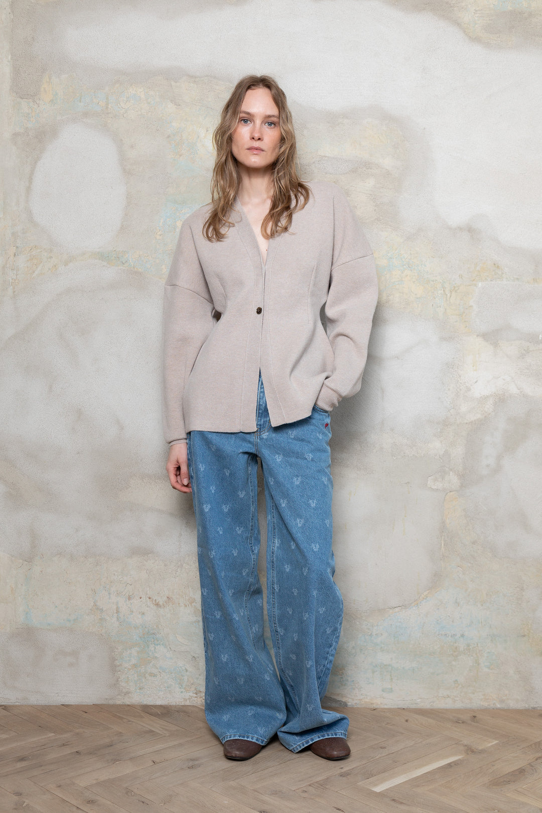 POWDER CASHMERE-MERINO WOOL JACKET