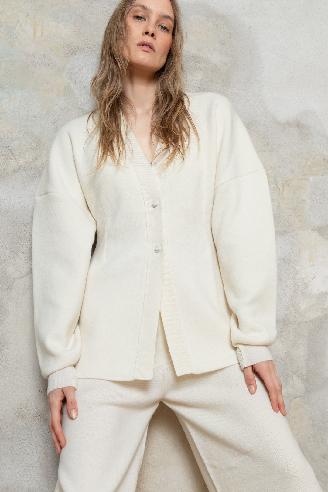 PEARL CASHMERE-MERINO WOOL JACKET