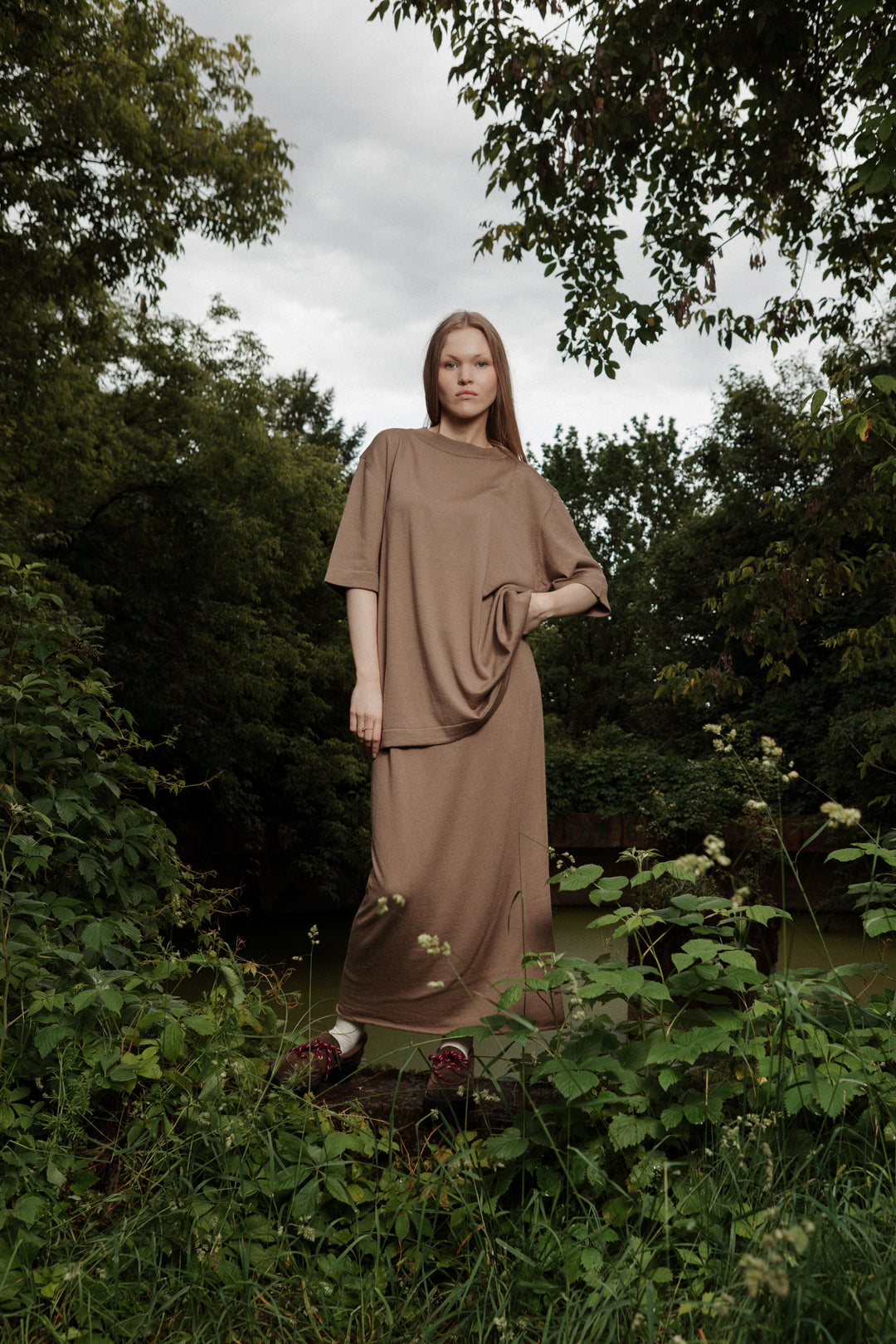 TRUFFLE EXTRA FINE MERINO WOOL T-SHIRT