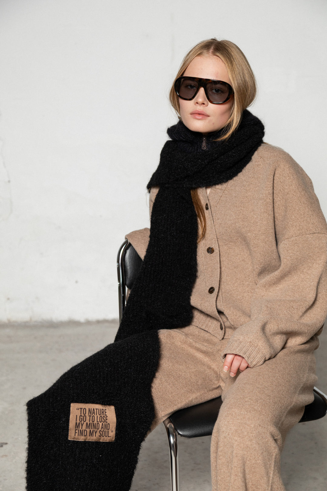 BLACK TEDDY ALPACA BALACLAVA