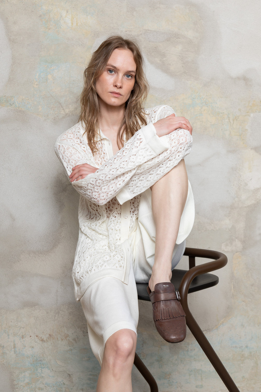 PEARL EXTRA FINE MERINO WOOL KNEE SHORTS