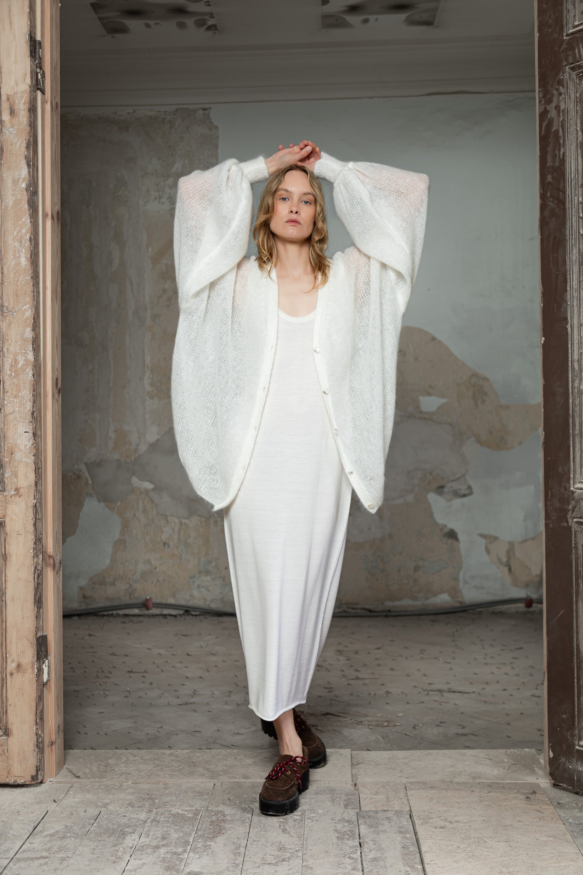 The Most Wanted Knit - Pearl mohair and Silk Cardigan – for lovers