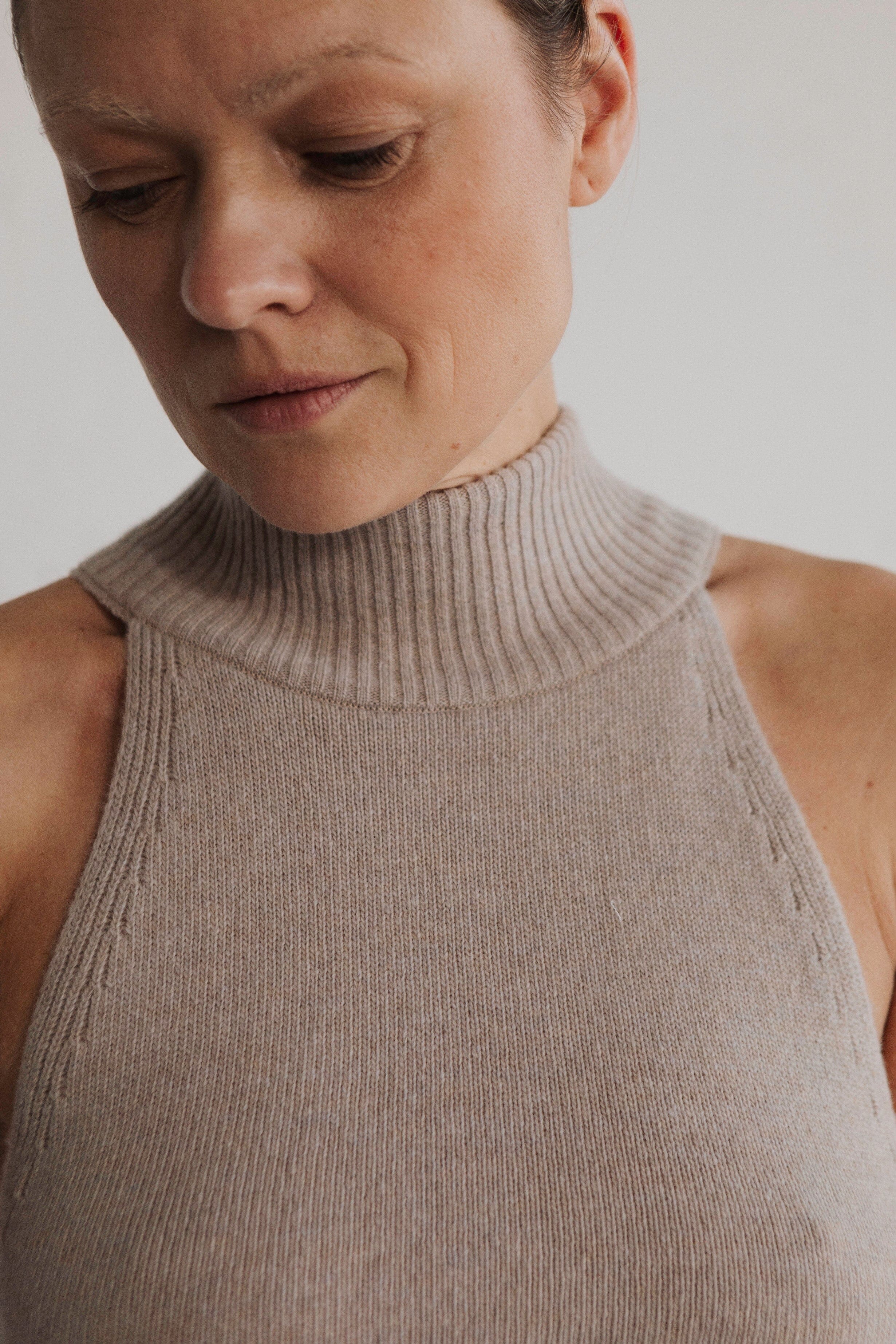 POWDER CASHMERE-MERINO WOOL TOP for lovers and trees 
