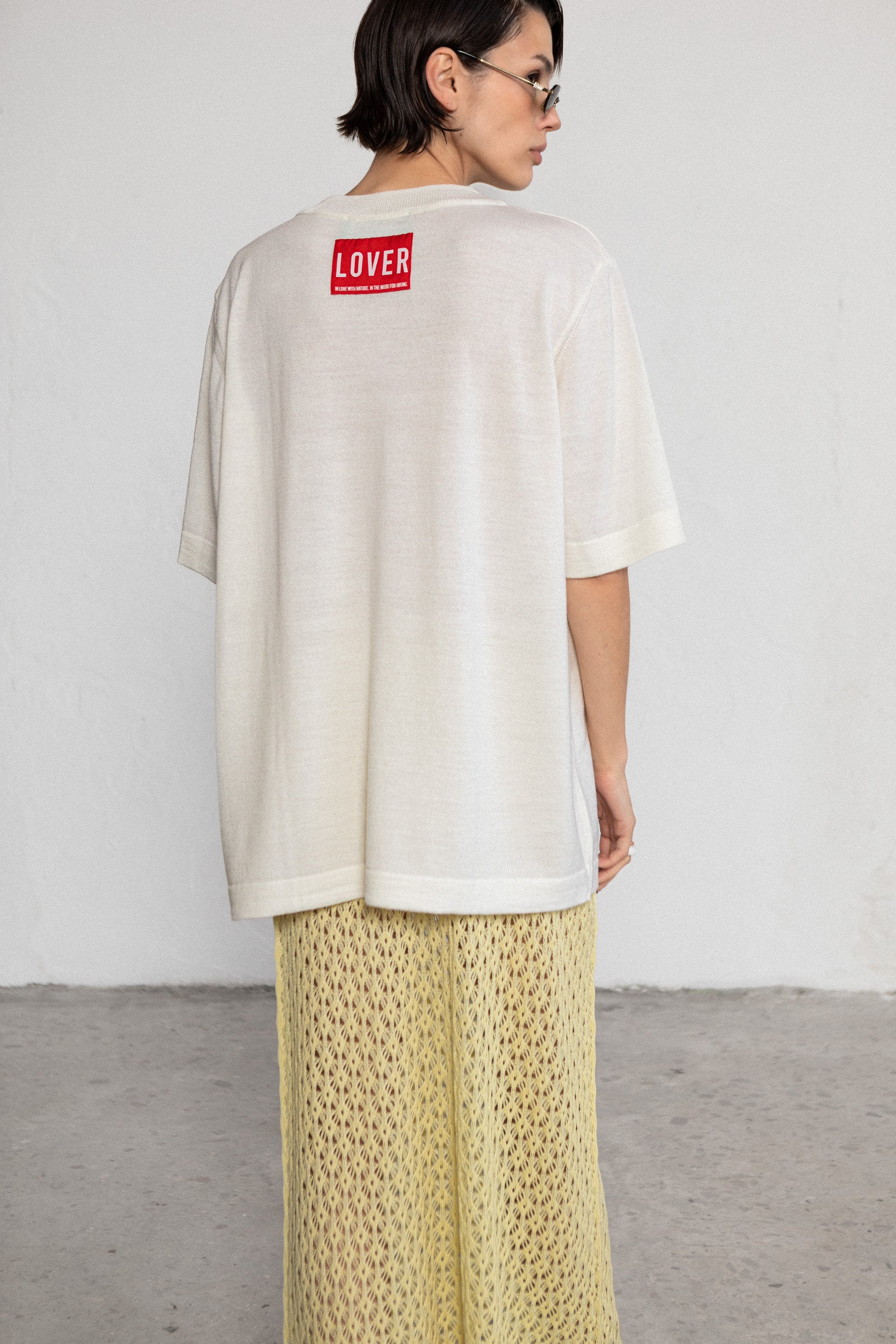 for lovers & trees Pearl Merino Wool T-Shirt - Comfort for
