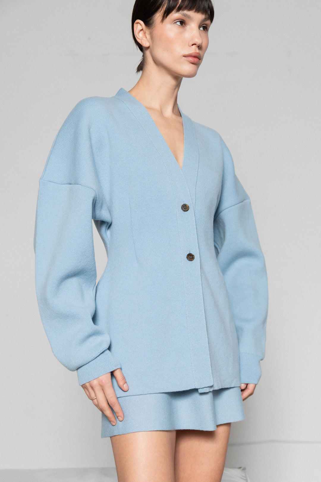 CLOUD BLUE LAMBSWOOL JACKET