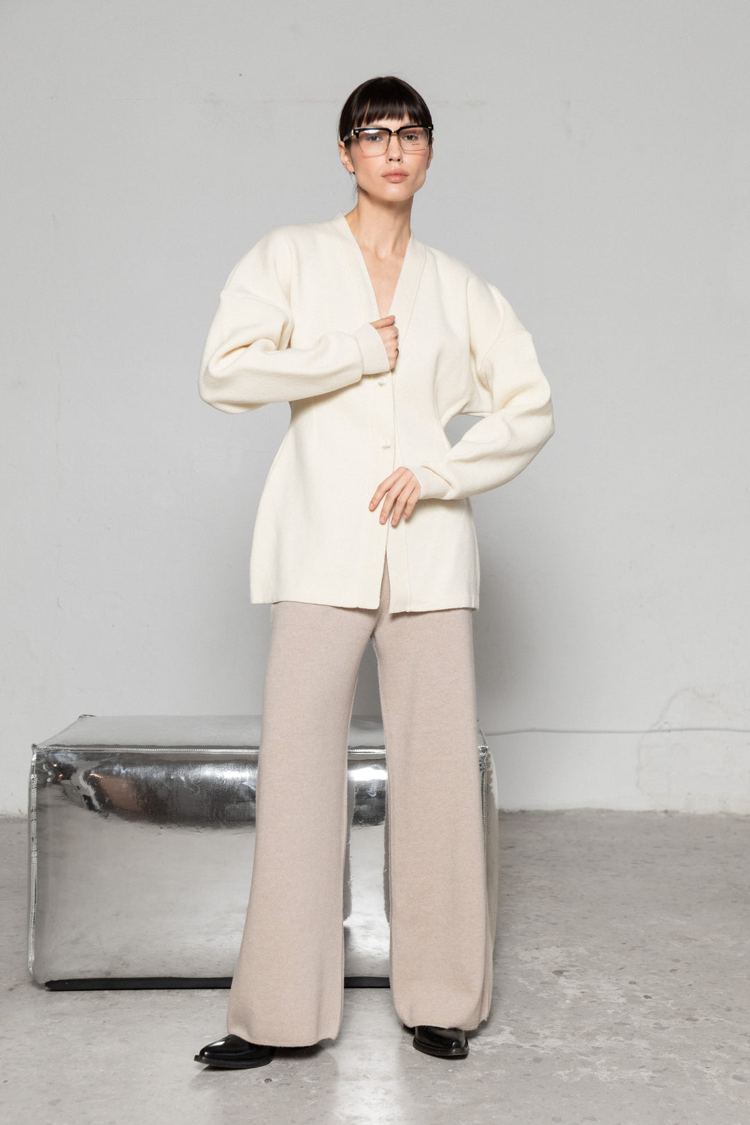 PEARL CASHMERE-MERINO WOOL JACKET