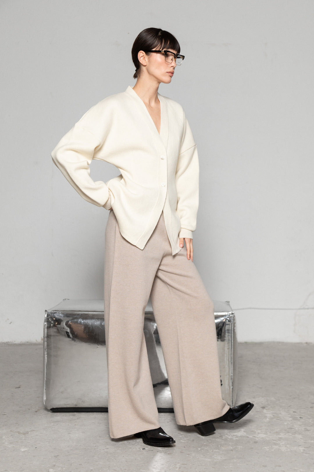 PEARL CASHMERE-MERINO WOOL JACKET