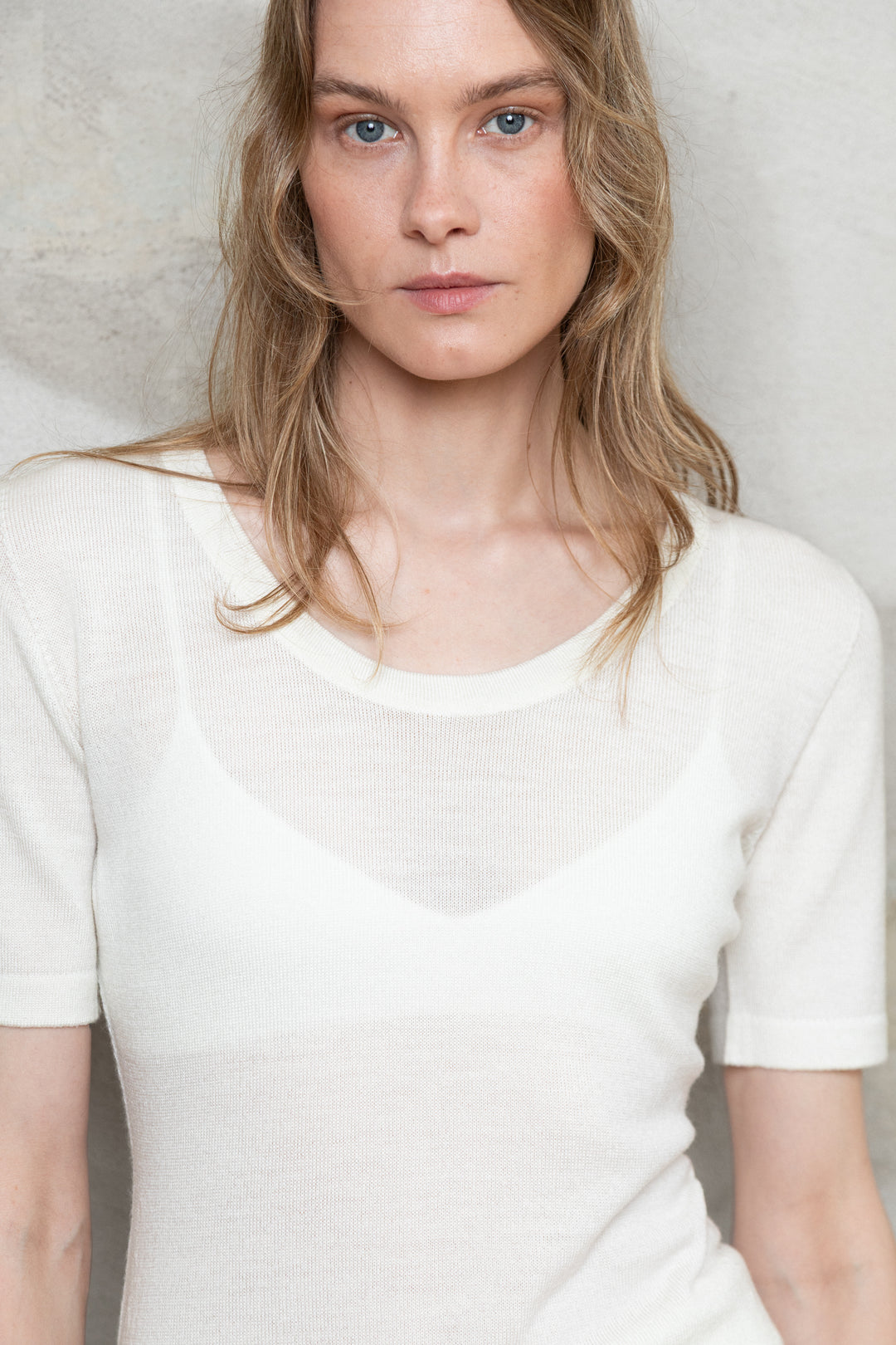 PEARL EXTRA FINE MERINO WOOL TEE