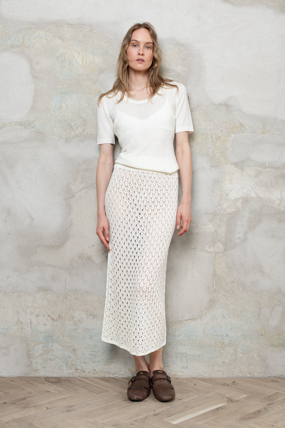 PEARL EXTRA FINE MERINO WOOL TEE