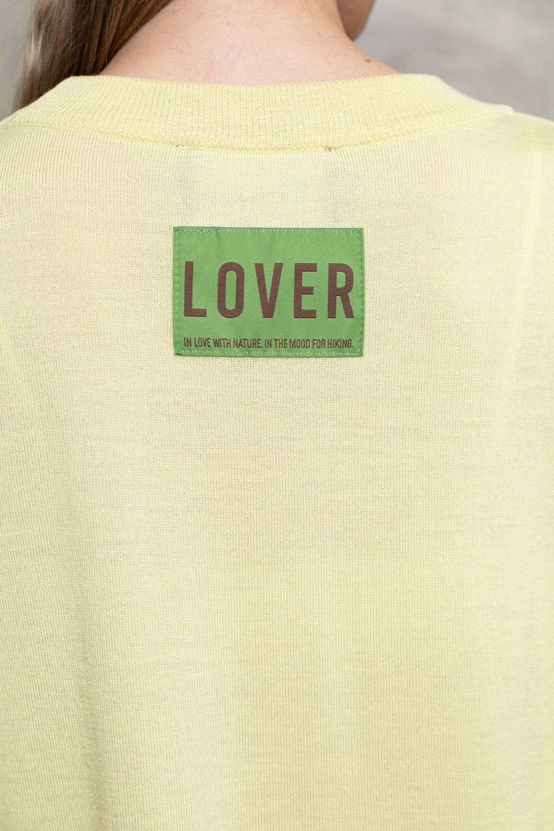 LIGHT YELLOW EXTRA FINE MERINO WOOL T-SHIRT AND SHORTS SET