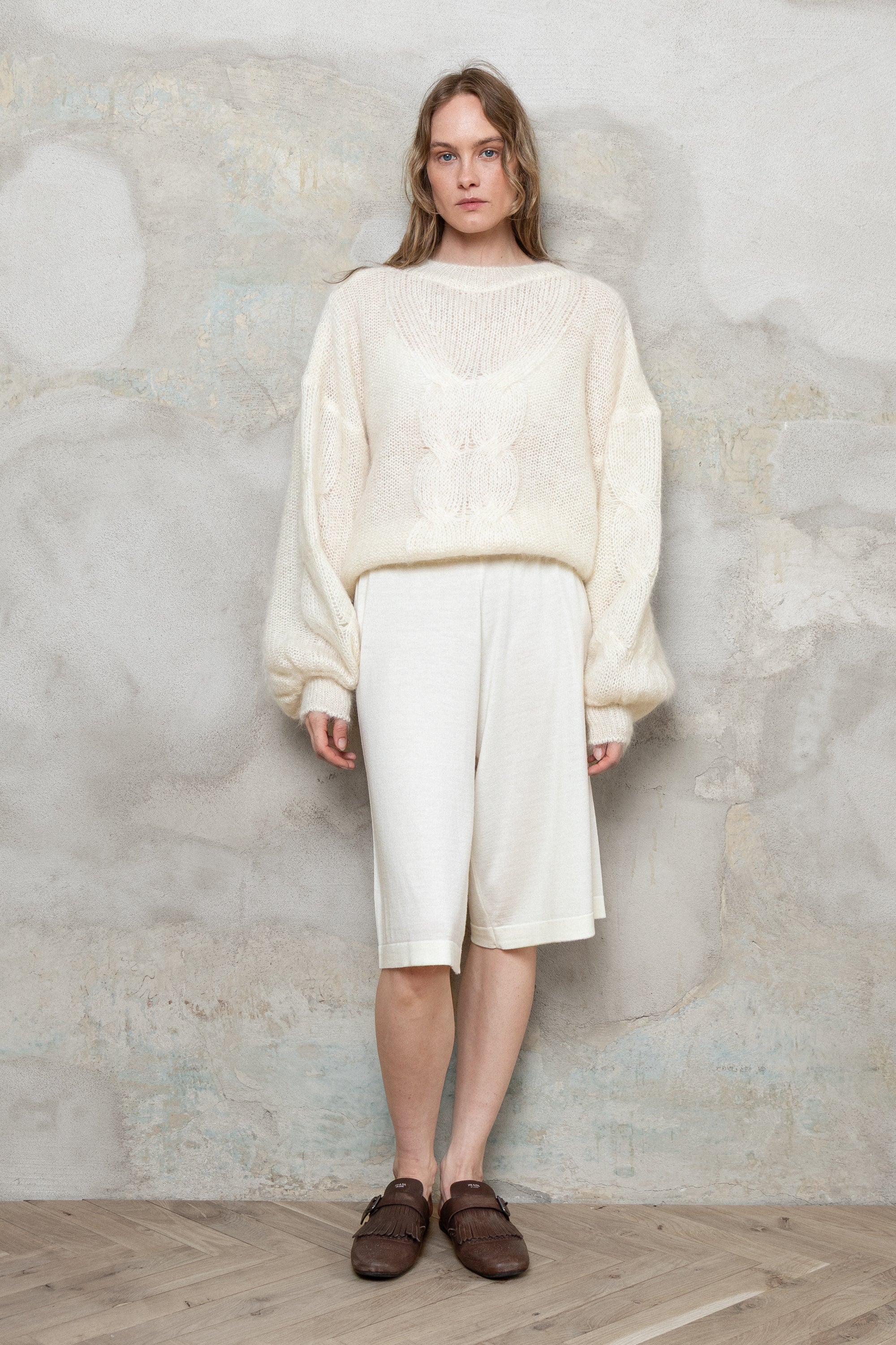 Pear Mohair and Silk Sweater - for lovers & trees – for lovers and