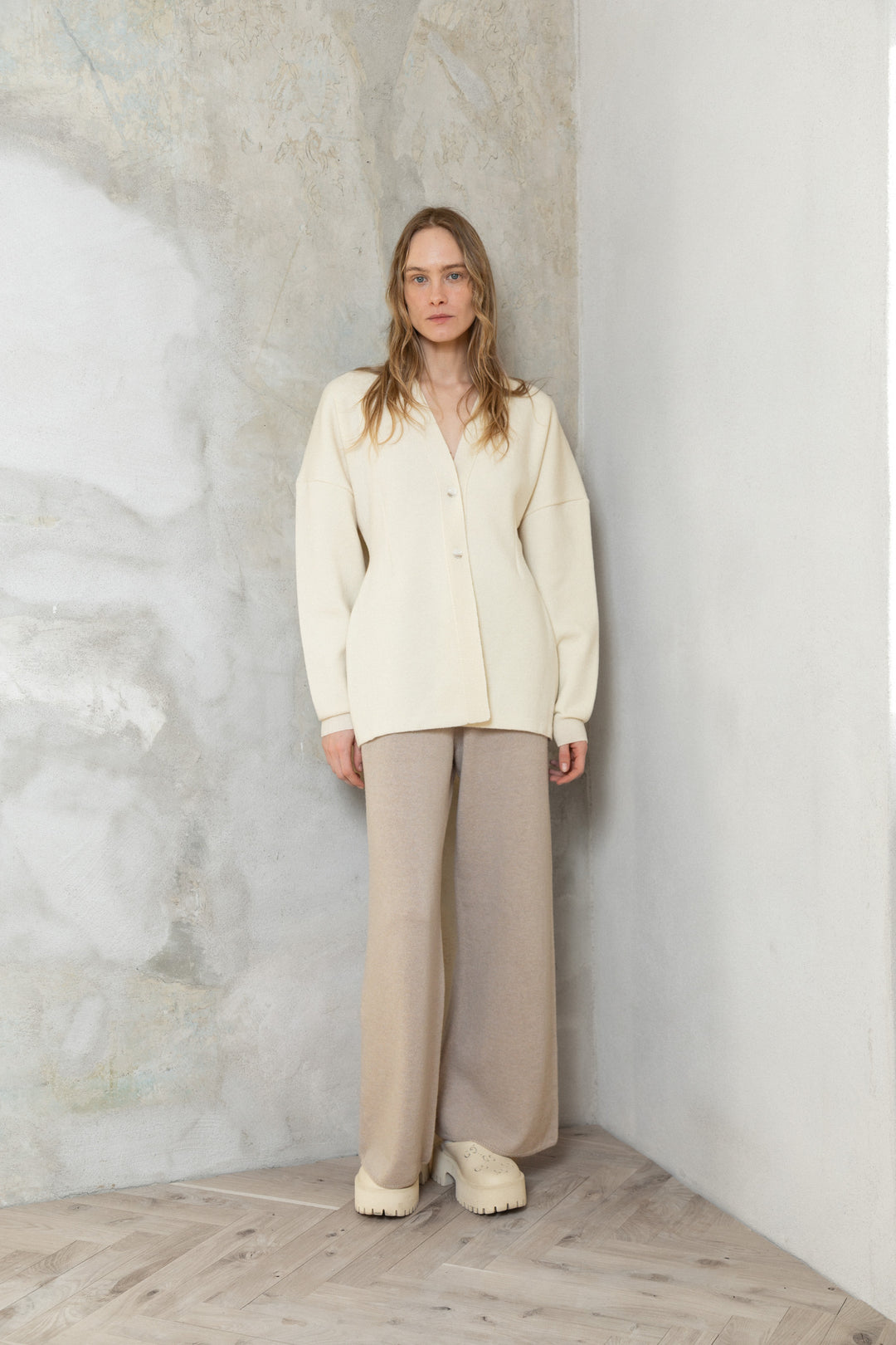 PEARL CASHMERE-MERINO WOOL JACKET