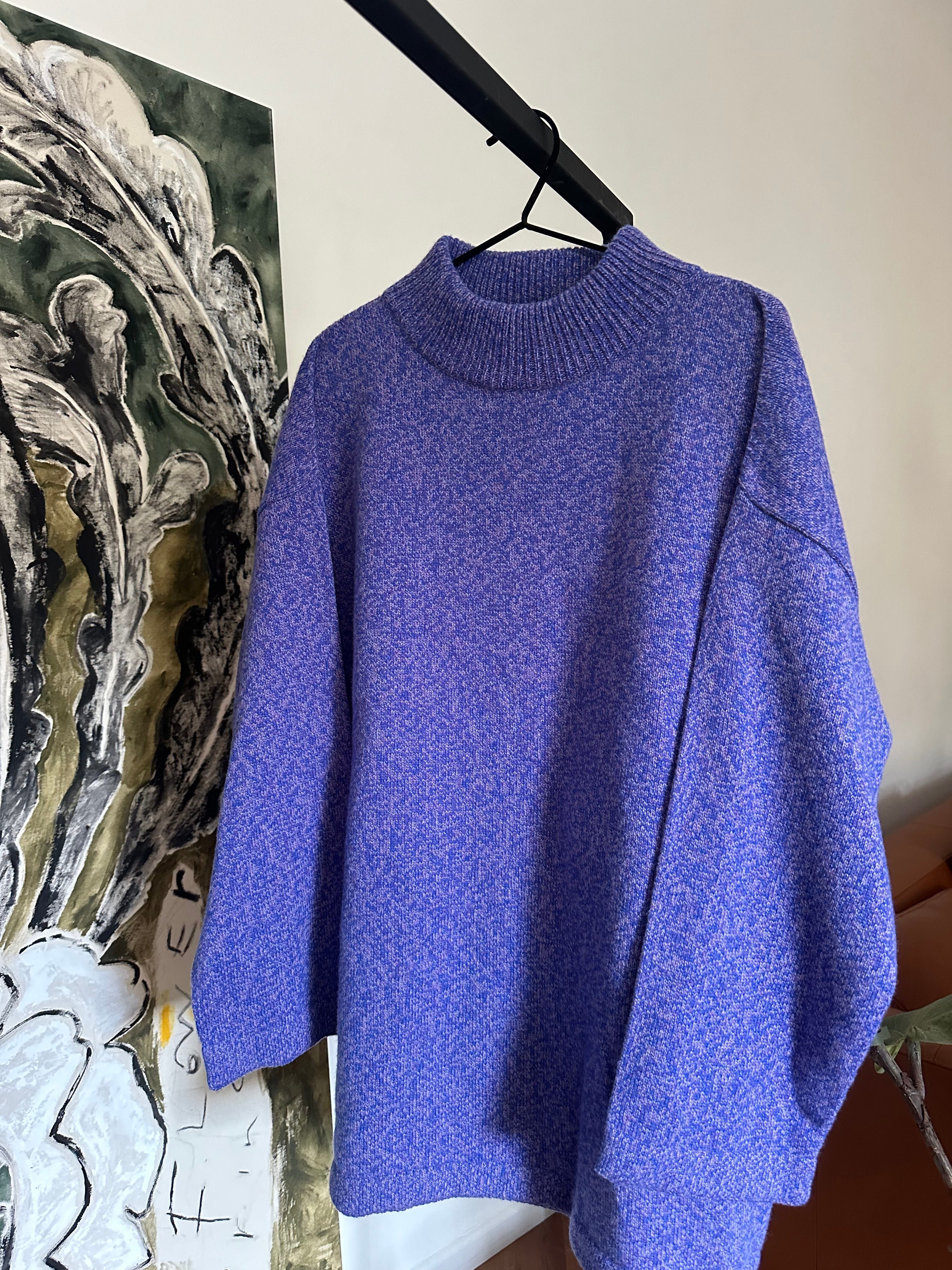 LILAC CASHMERE & MERINO SWEATER for lovers and trees 