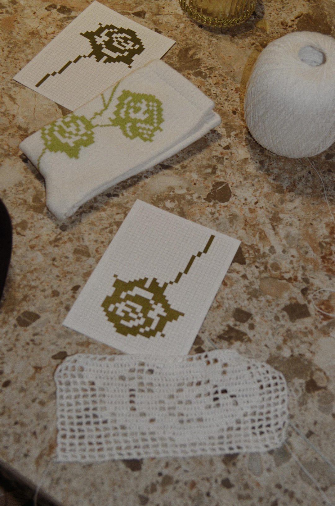 ROSE COTTON SOCKS SET