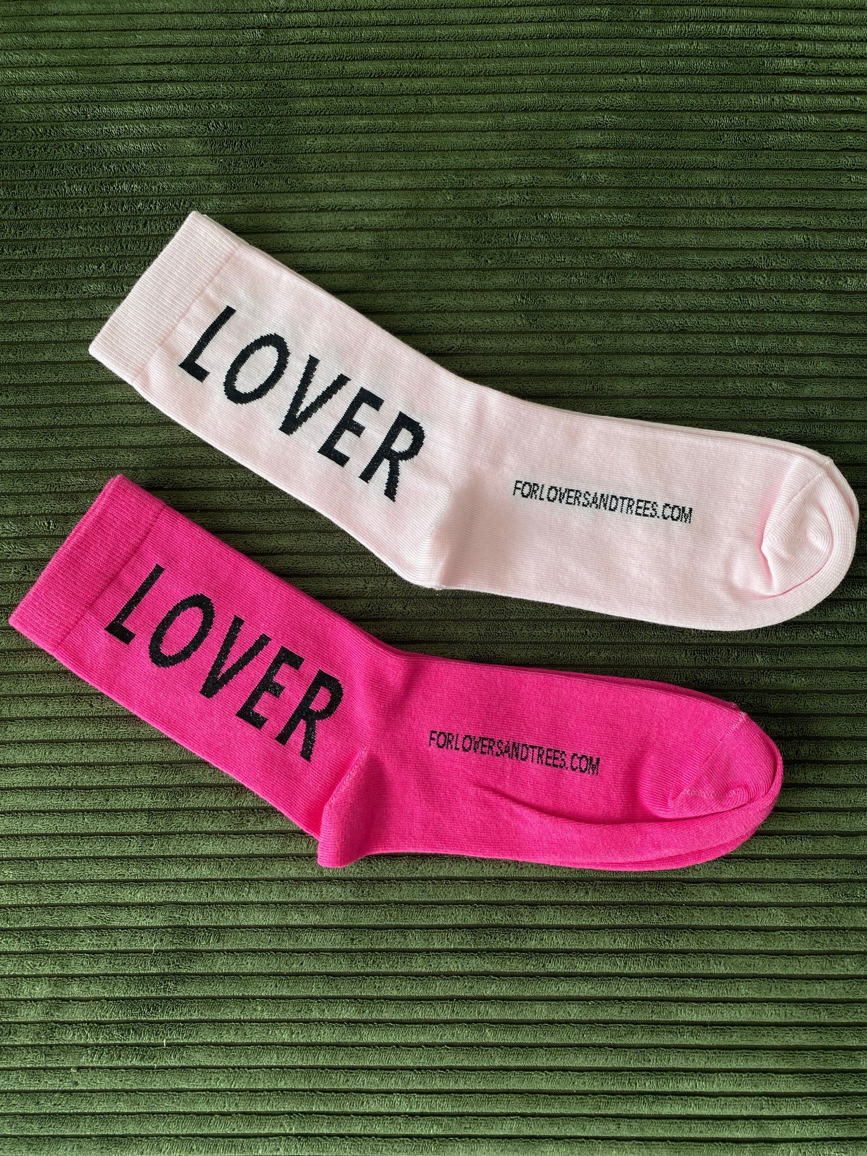 LOVER COTTON SOCKS SET for lovers and trees 