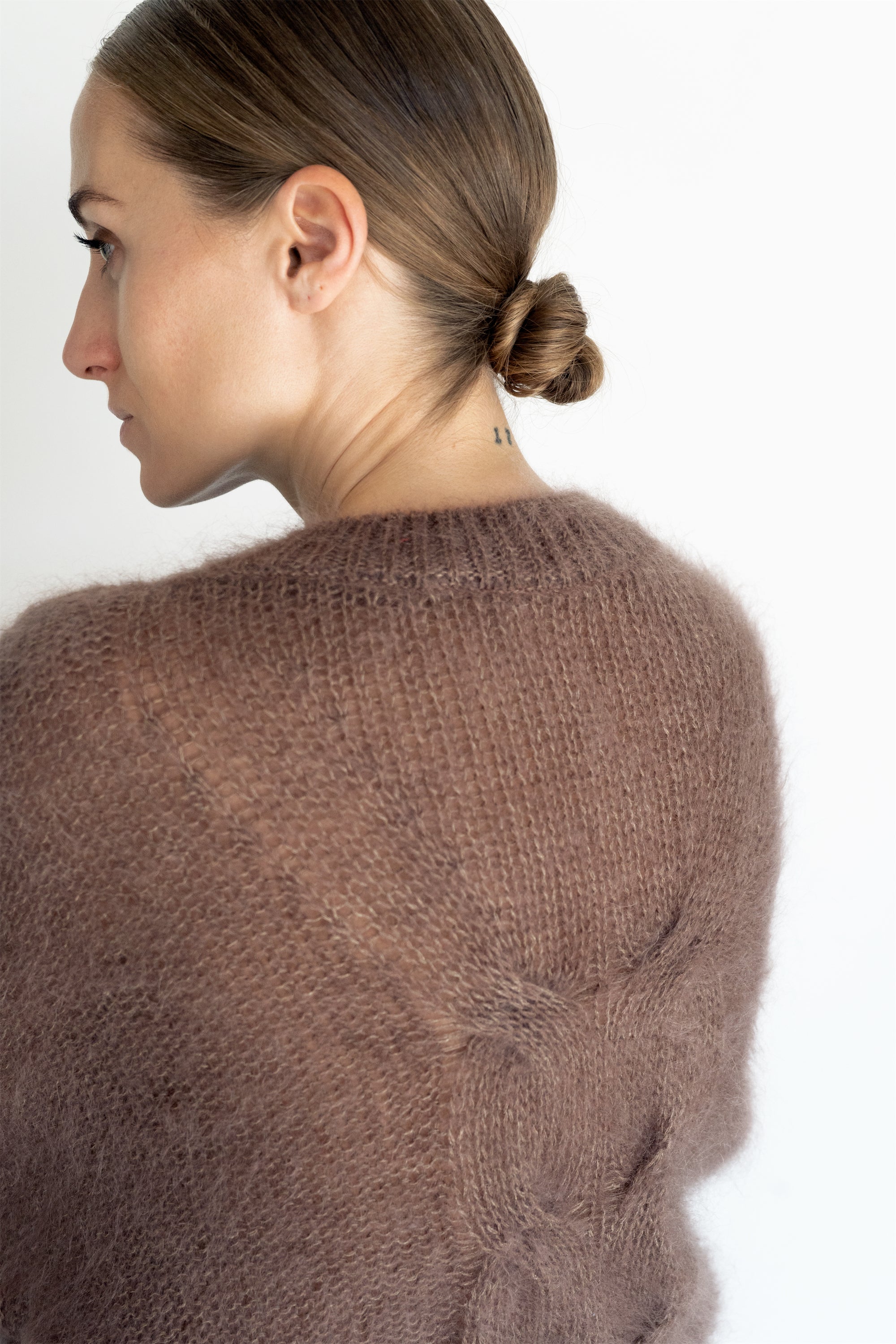 COCOA MOHAIR AND SILK SWEATER for lovers and trees 